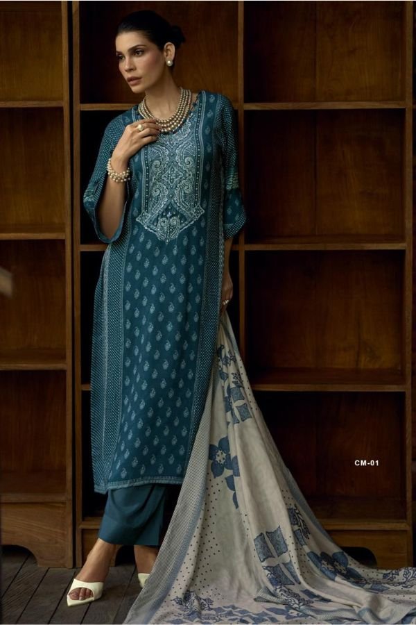 Varsha Fashion Charminar Muslin Ladies Salwar Suit CM-01