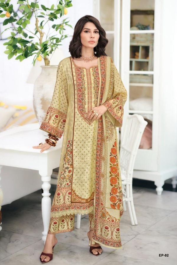 Varsha Fashion Eclipse Silk Unstitched Ladies Suit EP-02