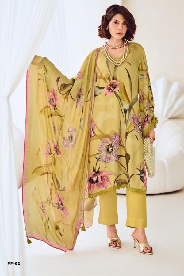 Varsha Fashion Floral Forever Modal Satin Salwar Suit FF-02
