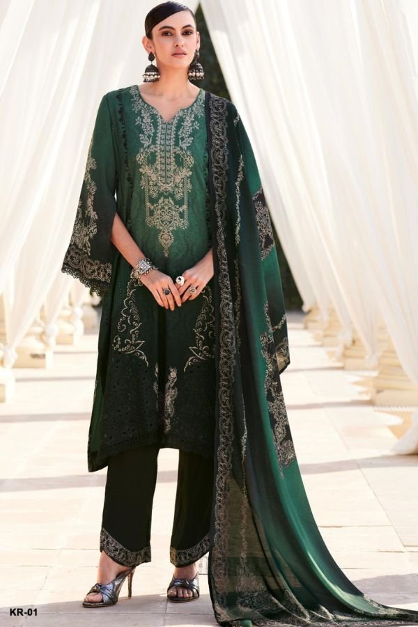 Varsha Fashion Kior Muslin Ladies Salwar Suits KR-01