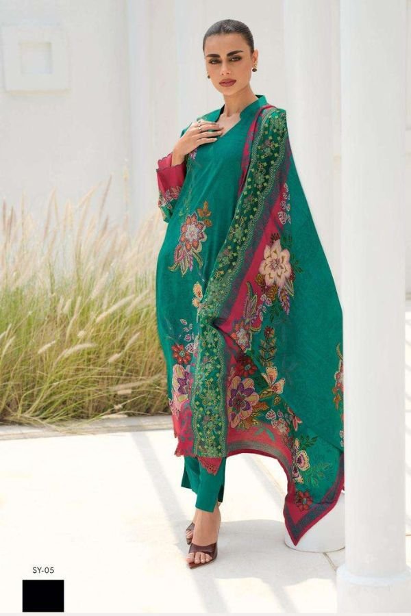 Varsha Fashion Shamiyaana Lawn Unstitched Suit SY-05