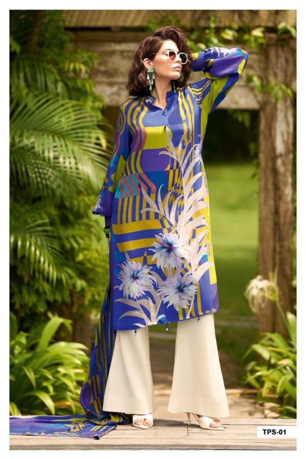 Varsha Fashion The Print Rockstar Silk Suit TPS-01