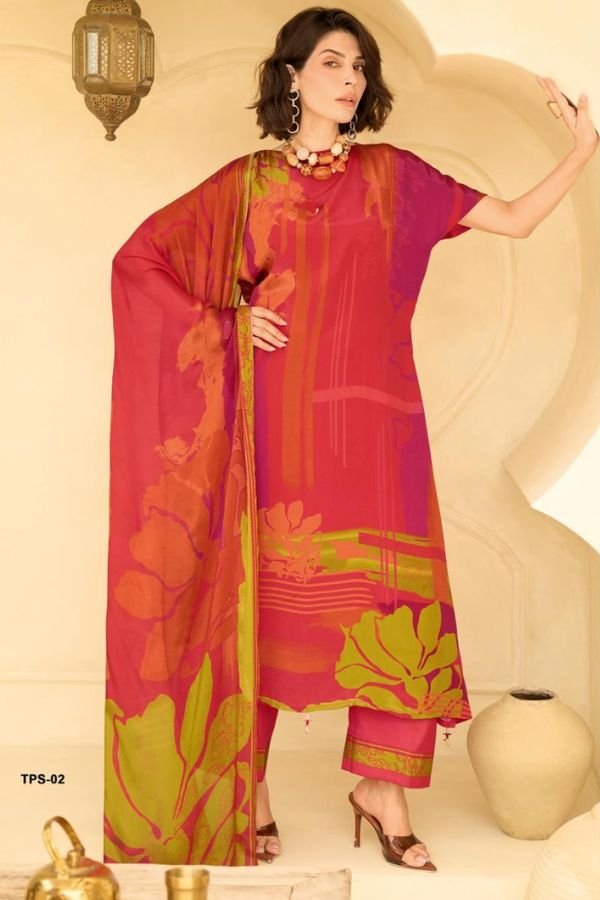 Varsha Fashion The Print Superstar Silk Suit TPS-2