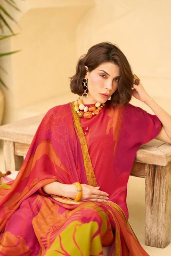 Varsha Fashion The Print Superstar Silk Suit TPS-02