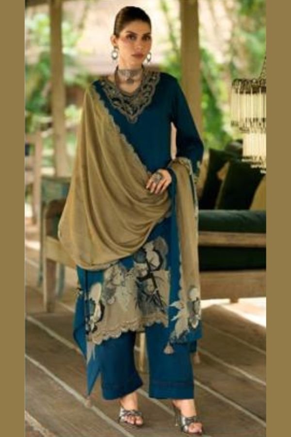Varsha Fashion Tuscany Muslin Ladies Salwar Suit TC-01