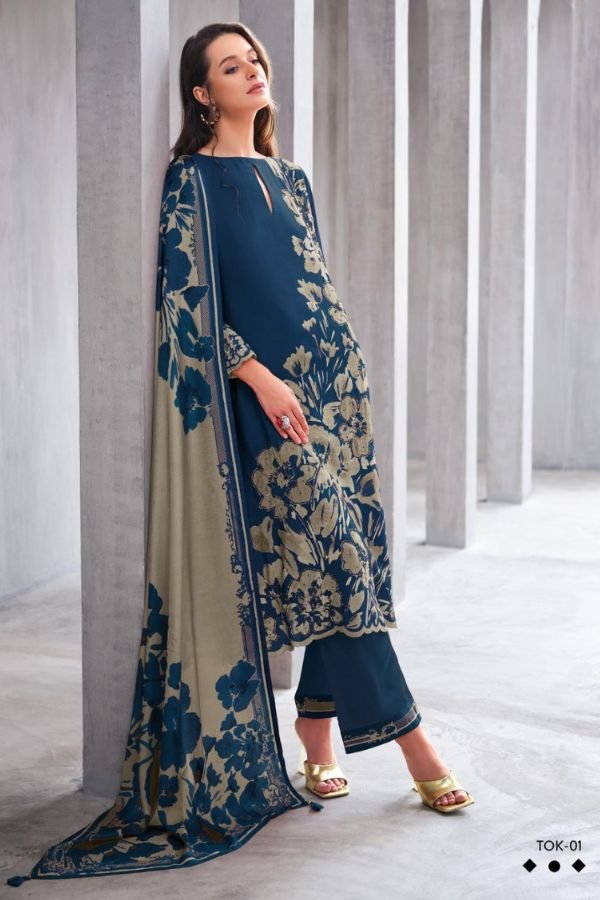 Varsha Fashion Two Of A Kind Vol 8 Muslin Ladies Suit TOK-02