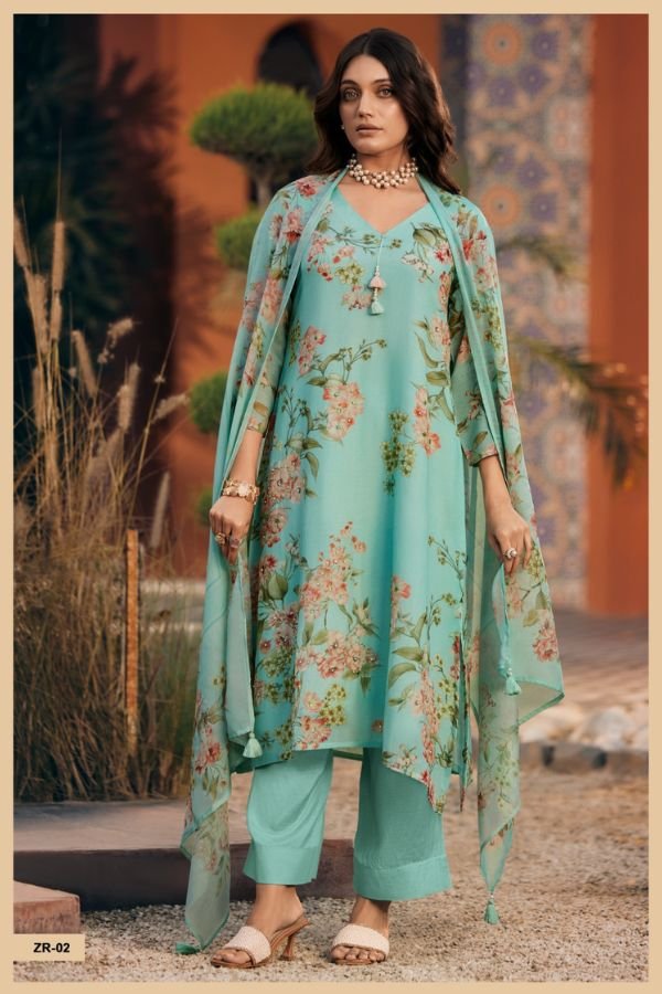 Varsha Fashion Zehra Mul Chanderi Salwar Suit ZR-02
