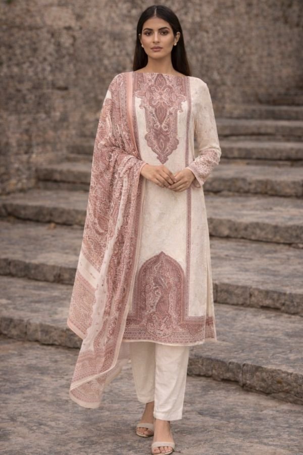 Yes Fab Iskara Camric Unstitched Ladies Suit 1004