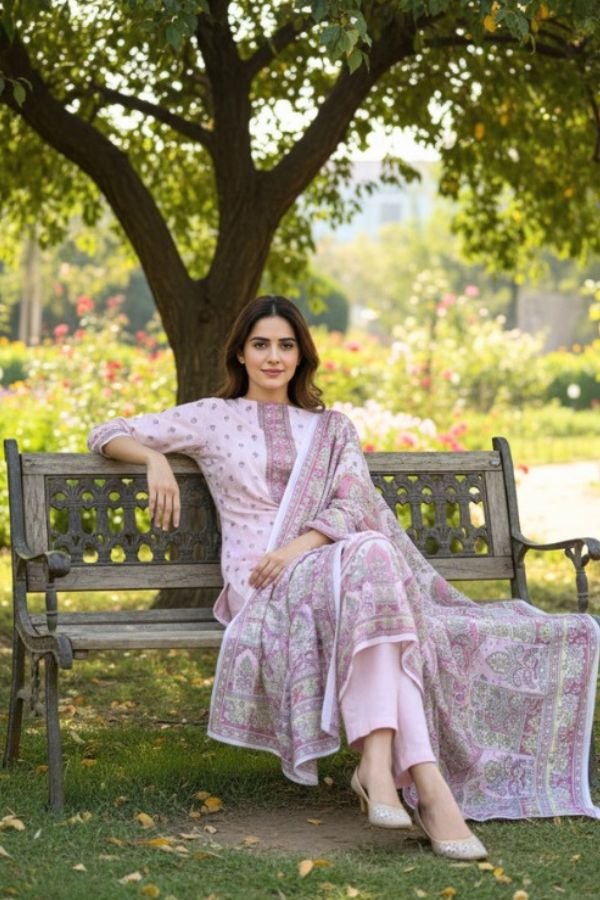 Yes Fab Nooren Camric Unstitched Ladies Suit 1001