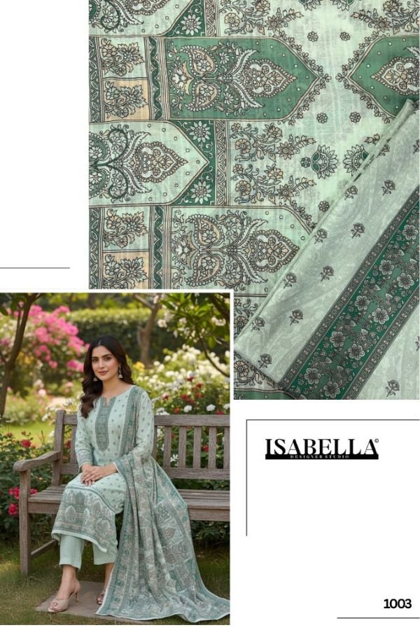 Yes Fab Nooren Camric Unstitched Ladies Suit 1003