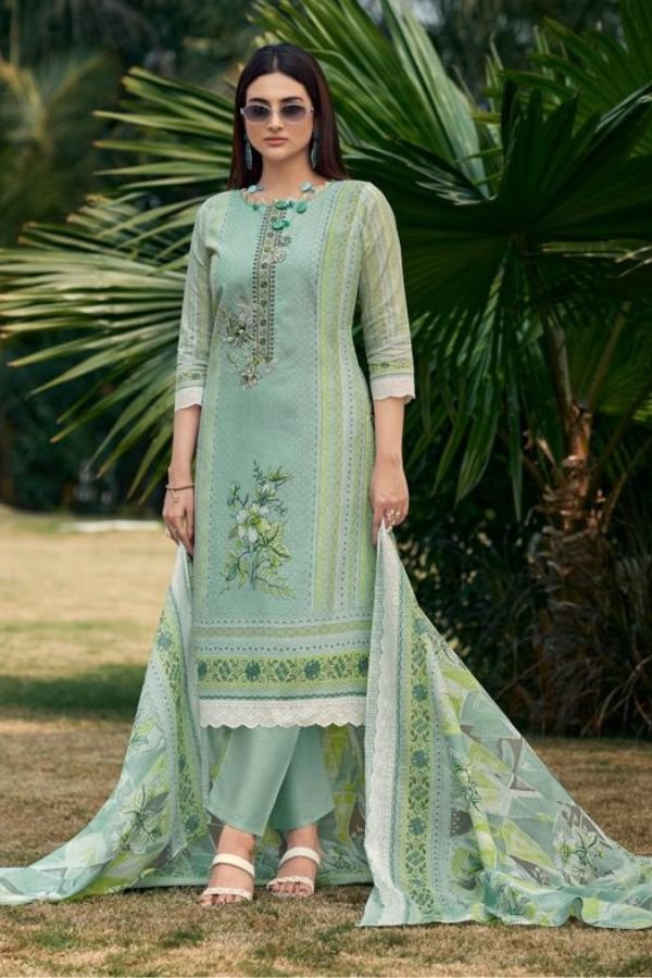 Zulfat Designer Studio Firdaus Cotton Salwar Suit 719-004