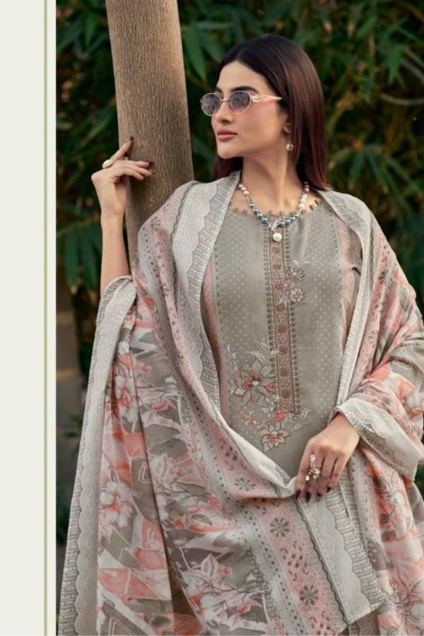 Zulfat Designer Studio Firdaus Cotton Salwar Suit 719-001