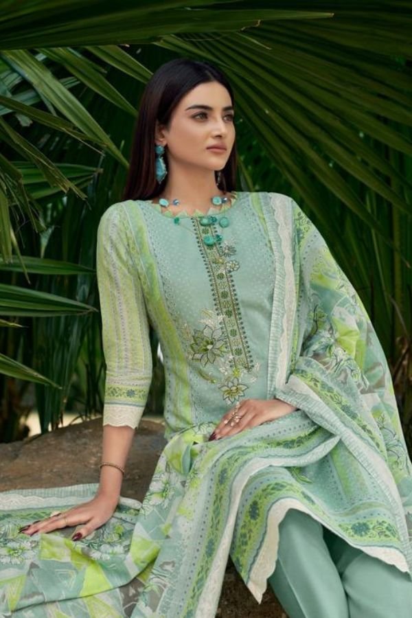 Zulfat Designer Studio Firdaus Cotton Salwar Suit 719-004