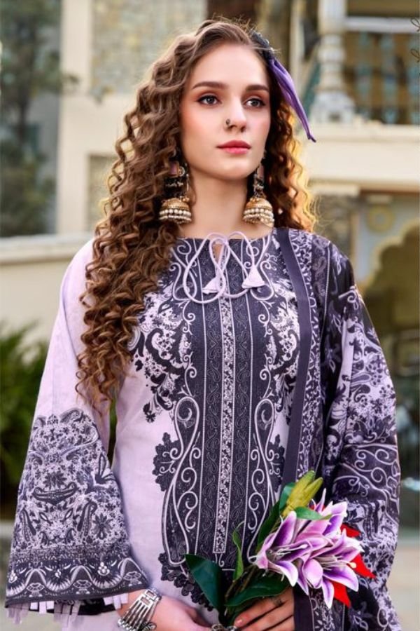 Zulfat Designer Studio Hayami 2 Cotton Salwar Suits 717-002