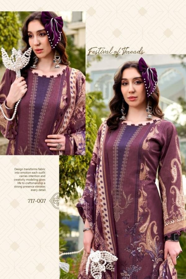 Zulfat Designer Studio Hayami 2 Cotton Salwar Suits 717-007