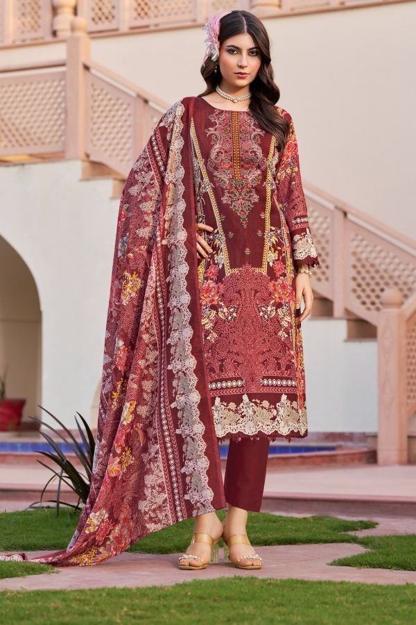 Zulfat Designer Studio Sanam Rayon Salwar Suits 696-002