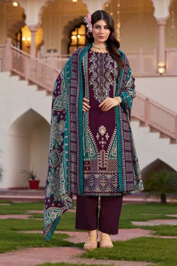 Zulfat Designer Studio Sanam Rayon Salwar Suits 696-004