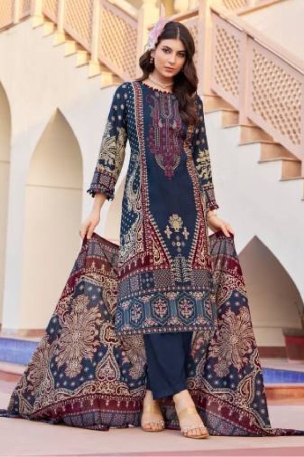 Zulfat Designer Studio Sanam Rayon Salwar Suits 696-006