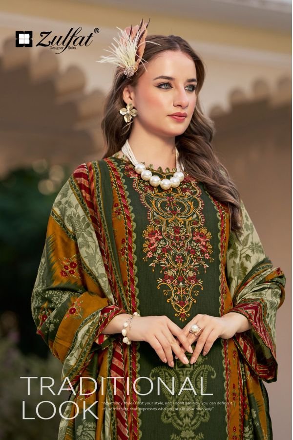 Zulfat Designer Studio Sanam Rayon Salwar Suits 696-003