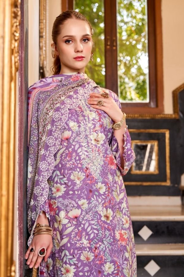 Almarina Chikankari 2 Pure Cotton Ladies Suit 103-002