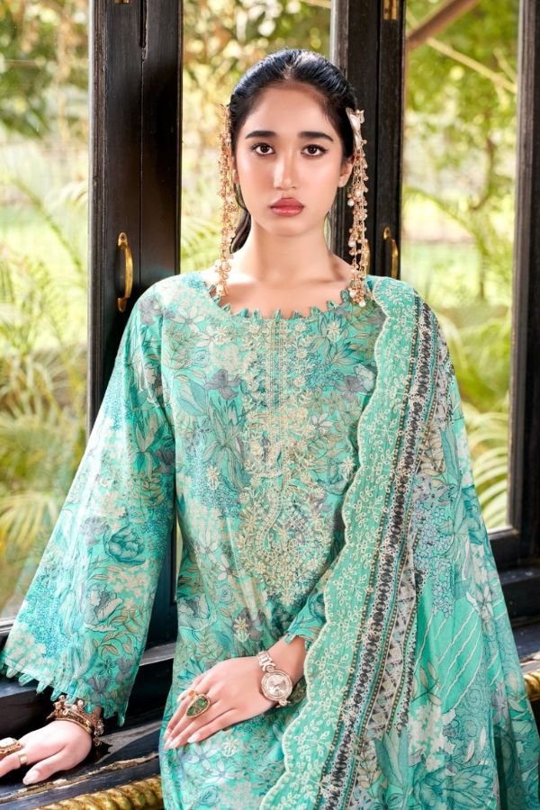 Almarina Chikankari 2 Pure Cotton Ladies Suit 103-004