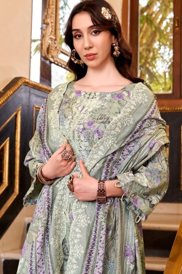 Almarina Chikankari 2 Pure Cotton Ladies Suit 103-006