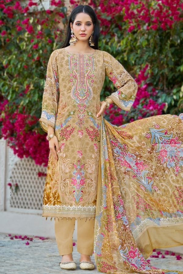 Belliza Designer Studio Gazal 2 Crepe Suit 961-005