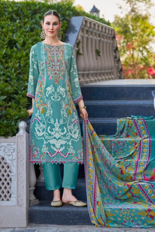 Belliza Designer Studio Gazal 2 Crepe Suit 961-006