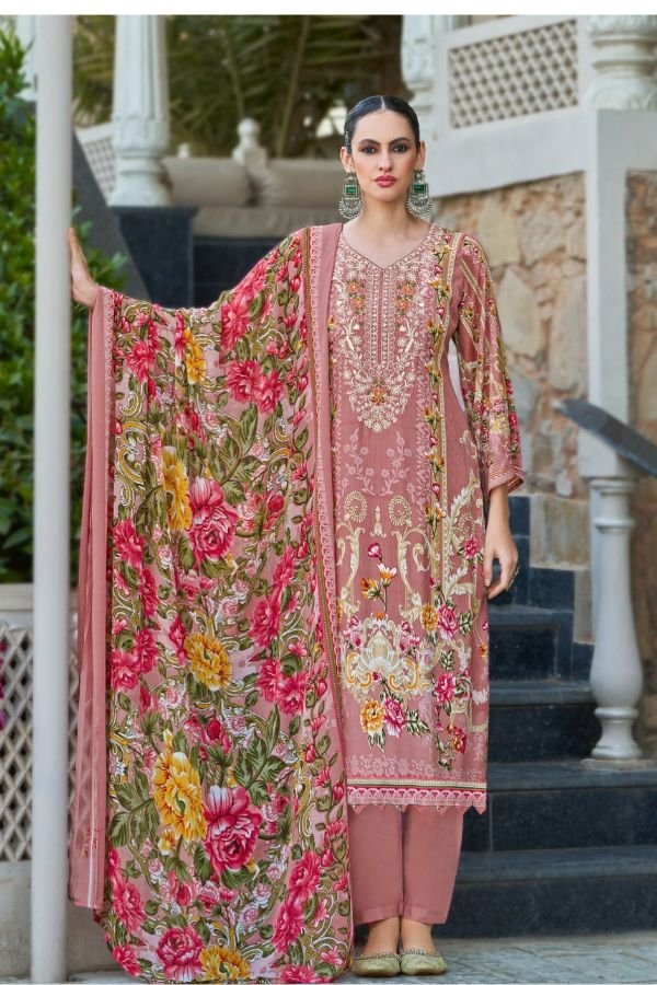 Belliza Designer Studio Gazal 2 Crepe Suit 961-007
