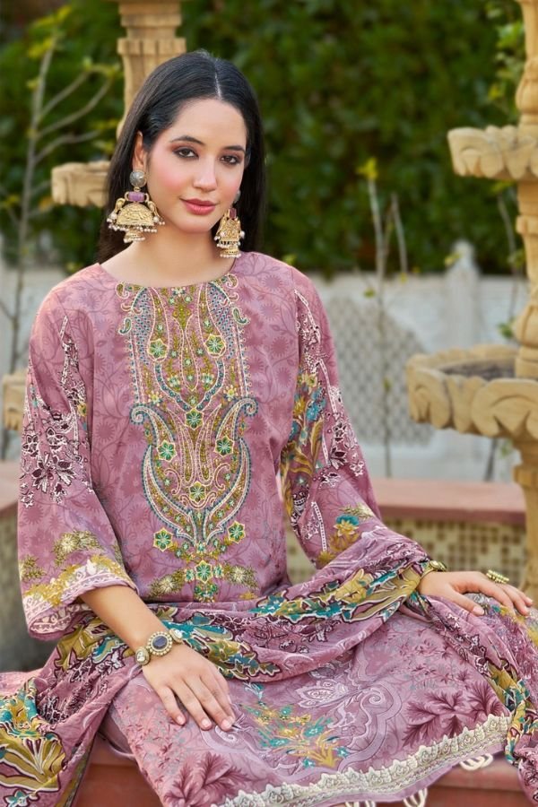 Belliza Designer Studio Gazal 2 Crepe Suit 961-002