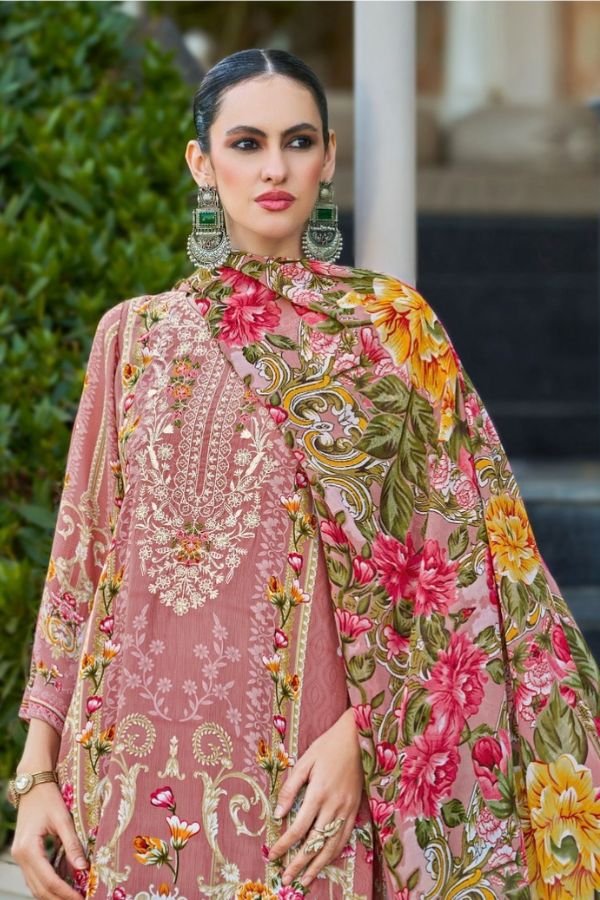 Belliza Designer Studio Gazal 2 Crepe Suit 961-007