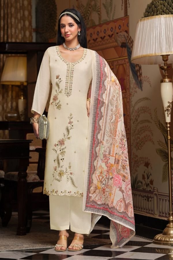 Belliza Designer Studio Gulfam Pure Modal Muslin Suit 959-001