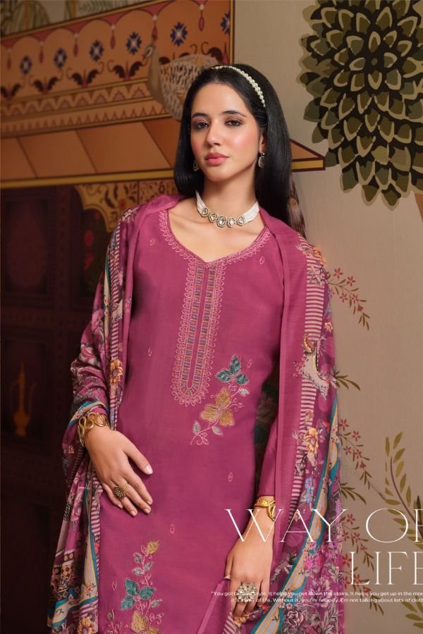 Belliza Designer Studio Gulfam Pure Modal Muslin Suit 959-005