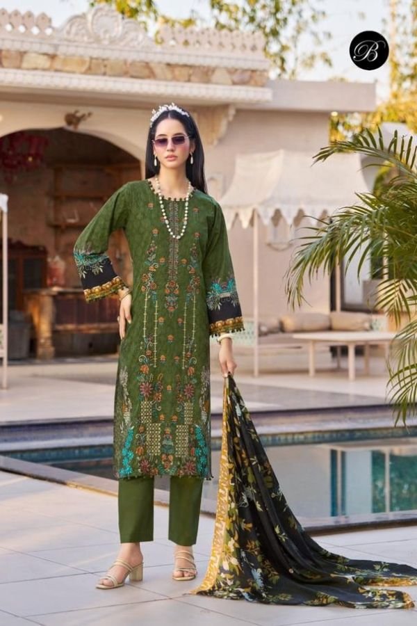 Belliza Designer Studio Ishara 2 Cotton Suit 958-002
