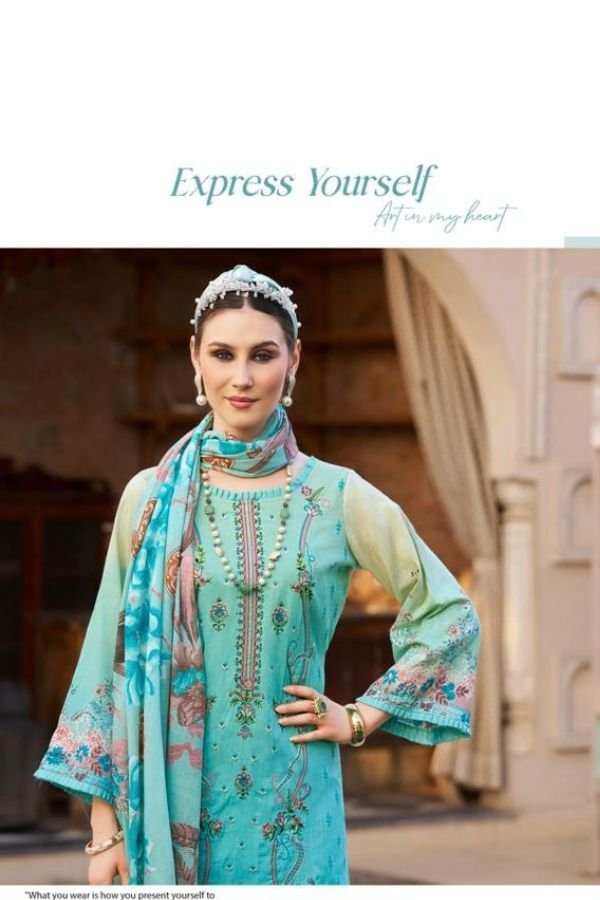 Belliza Designer Studio Ishara 2 Cotton Suit 958-001