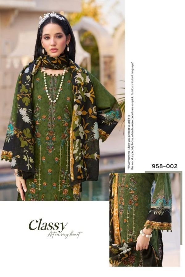 Belliza Designer Studio Ishara 2 Cotton Suit 958-002