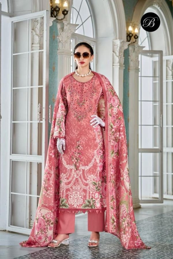 Belliza Designer Studio Naira Vol-136 Cotton Suit 965-003