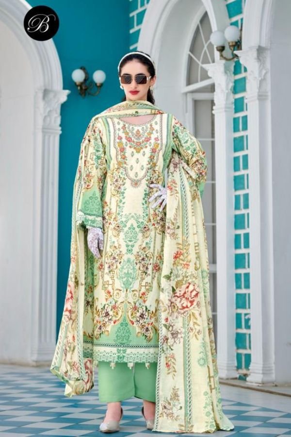 Belliza Designer Studio Naira Vol-136 Cotton Suit 965-004