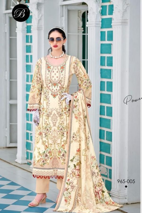 Belliza Designer Studio Naira Vol-136 Cotton Suit 965-005