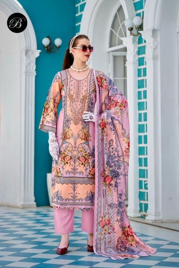 Belliza Designer Studio Naira Vol-136 Cotton Suit 965-006