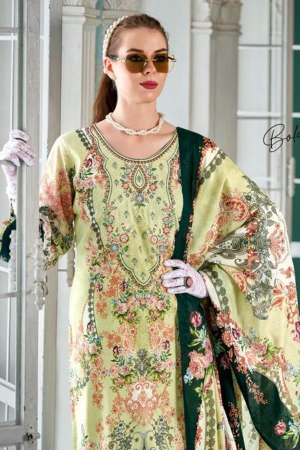 Belliza Designer Studio Naira Vol-136 Cotton Suit 965-007