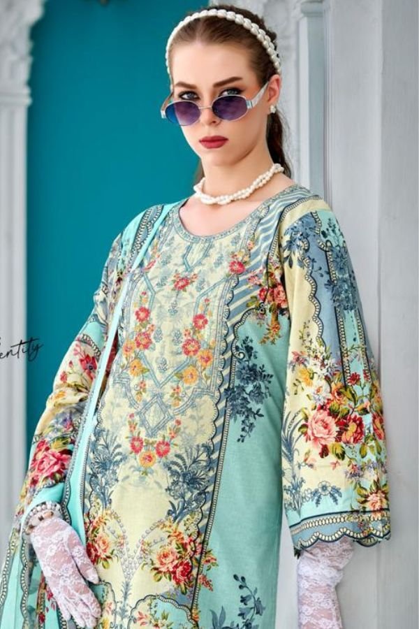 Belliza Designer Studio Naira Vol-136 Cotton Suit 965-001