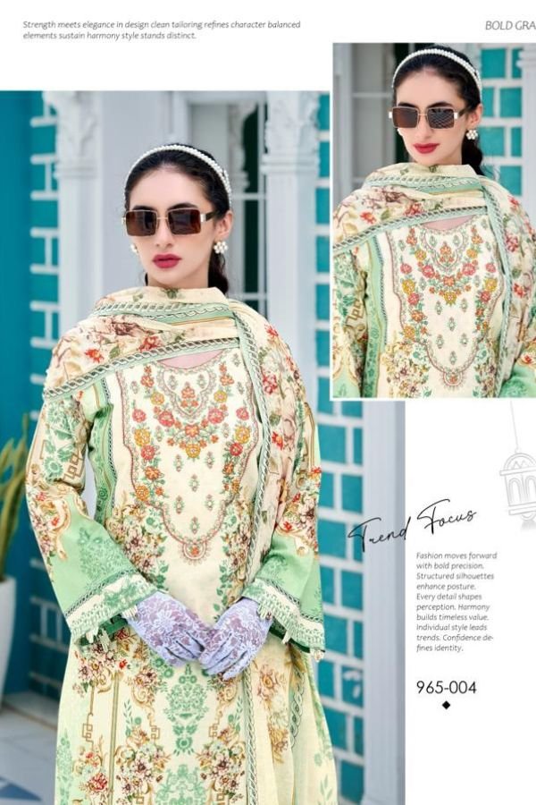Belliza Designer Studio Naira Vol-136 Cotton Suit 965-004