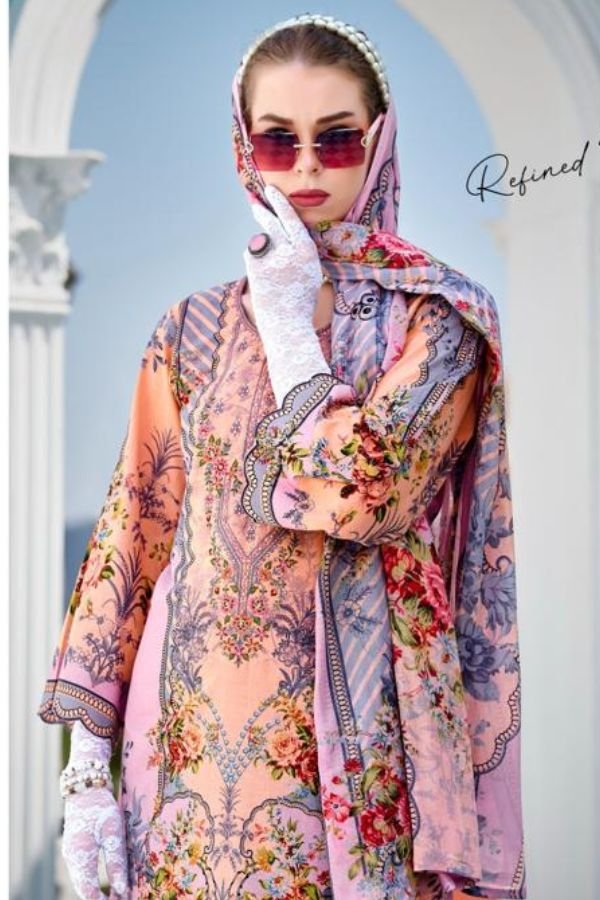 Belliza Designer Studio Naira Vol-136 Cotton Suit 965-006