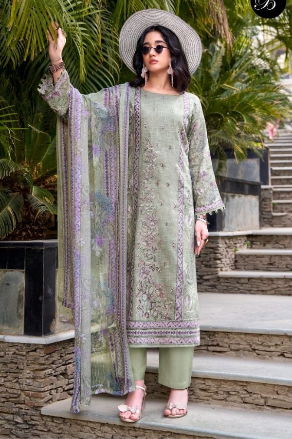 Belliza Designer Studio Rehana Cotton Linen Salwar Suit 952-004
