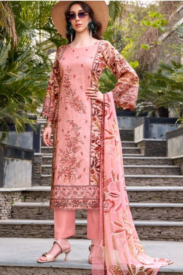Belliza Designer Studio Rehana Cotton Linen Salwar Suit 952-005