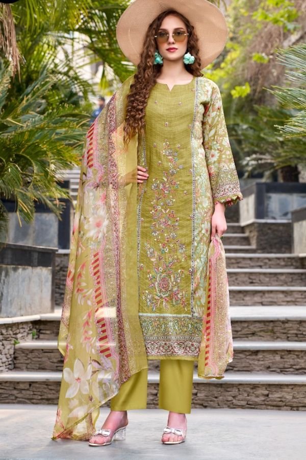 Belliza Designer Studio Rehana Cotton Linen Salwar Suit 952-006