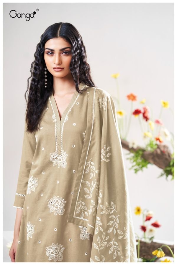 Ganga Fashion Adela S3413 Premium Mal Ladies Suit S3413-C
