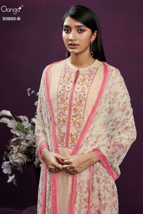 Ganga Fashion Ailee S0800 Cotton Ladies Suit S0800-B