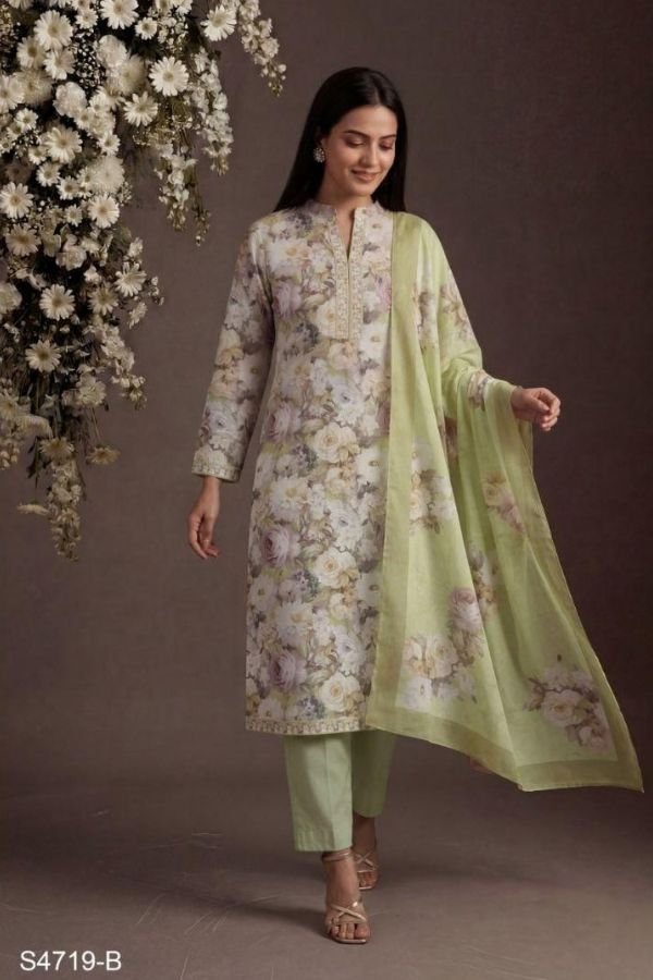 Ganga Fashion Arianna S4719 Premium Cotton Suit S4719-B